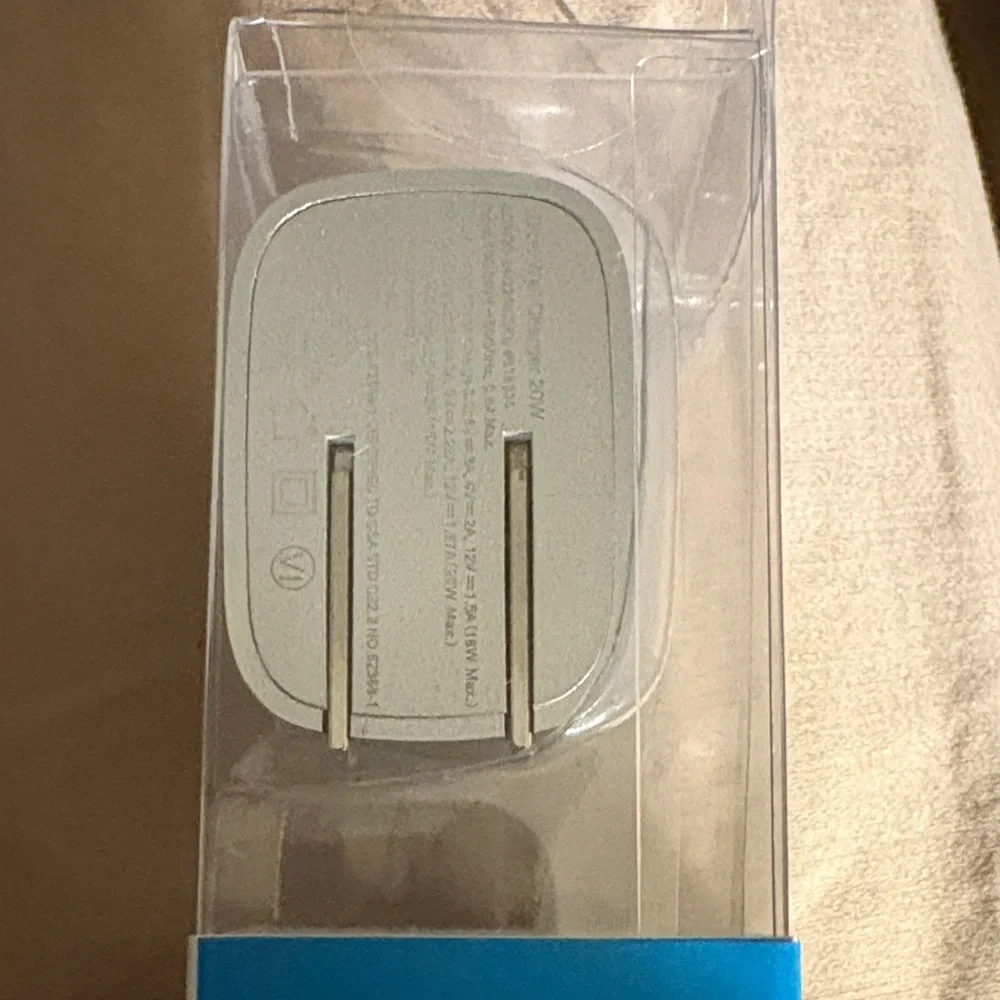 PowerXcel Dual Port Wall Charger Type-C + USB Output - Power Delivery Up To 20W